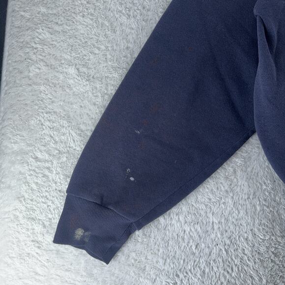 Vintage Lee Sweatshirt Mens L Proud To Be American Eagle Flag USA Crewneck 90s - Picture 7 of 12